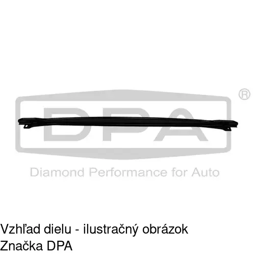 Výstuha nárazníka 69A107-4 /POLCAR/ - obr. 1