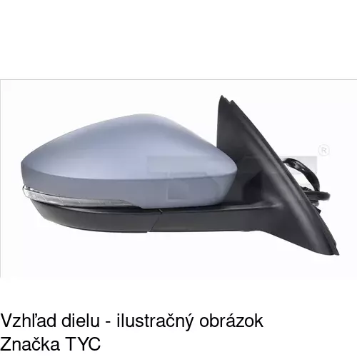 Vonkajšie zrkadlo 69C1527M /POLCAR/ - obr. 1