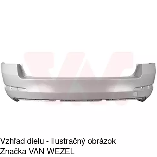 Zadný nárazník 69C1961X /POLCAR/ - obr. 1