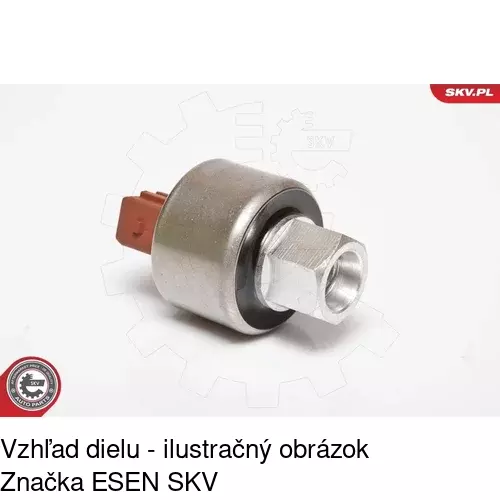 Čidlo klimatizácie 6ZL351028081 /POLCAR/ - obr. 2
