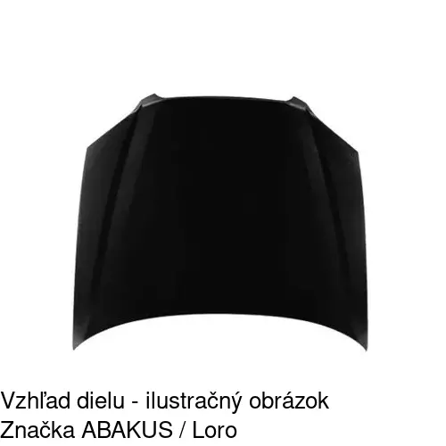 Kapota - poškodená POLCAR 720903UA