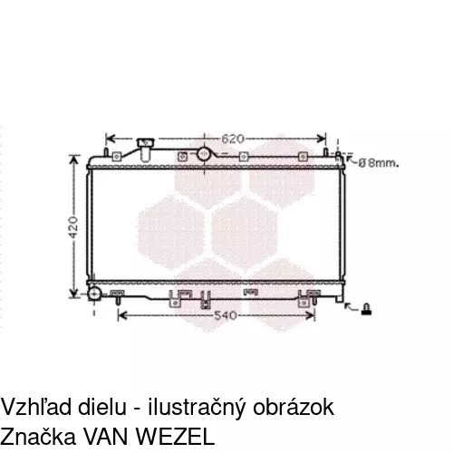Chladiče vody 721508-1 /POLCAR/ - obr. 1
