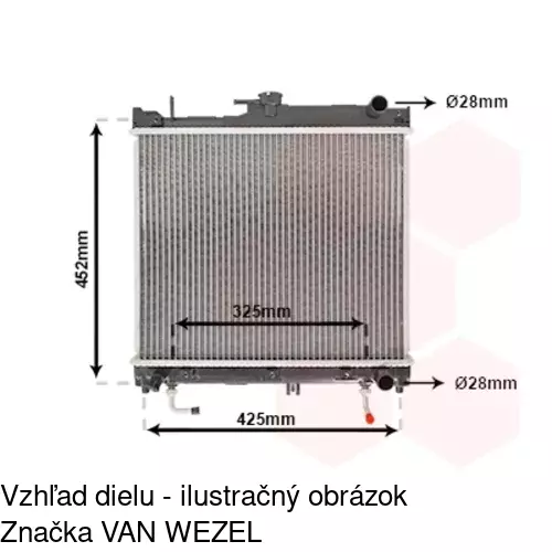 Chladiče vody 740908-2 /POLCAR/ - obr. 1