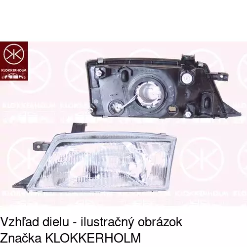 Hlavný reflektor 741209-E /POLCAR/ - obr. 1