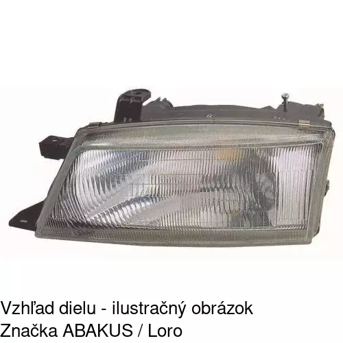 Hlavný reflektor 741209-E /POLCAR/ - obr. 3