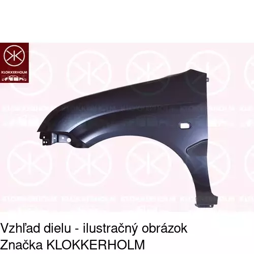 Predný blatník POLCAR 742001-1
