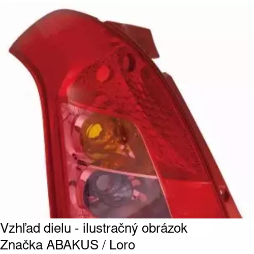 Zadné svetlo 7423873E /POLCAR/ - obr. 3