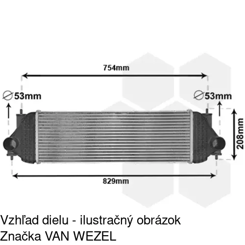 Chladiče vzduchu (Intercoolery) 7426J8-1 /POLCAR/ - obr. 3