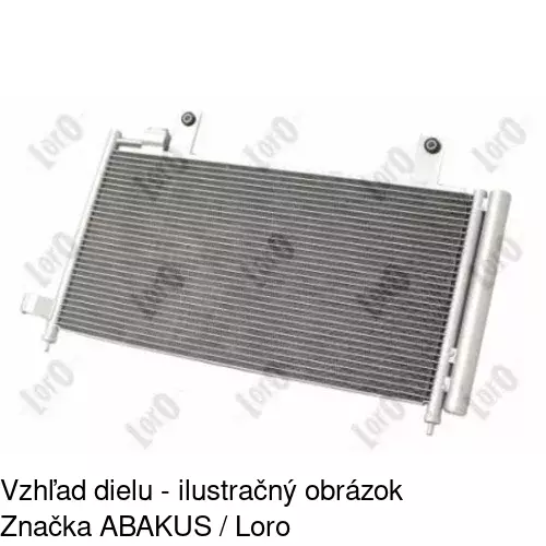 Chladiče klimatizácie 7435K8C2 /POLCAR/ - obr. 1