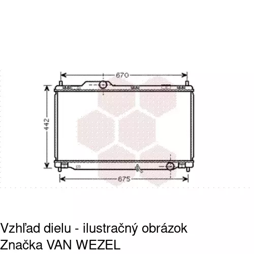 Chladiče vody 8011081K /POLCAR/ - obr. 1