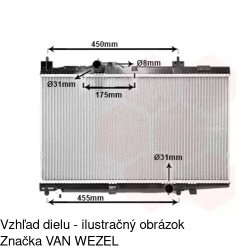 Chladiče vody 8104081X /POLCAR/ - obr. 3