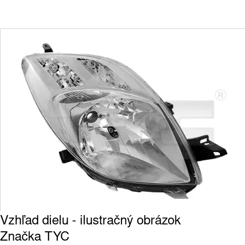 Hlavný reflektor POLCAR 8105091E