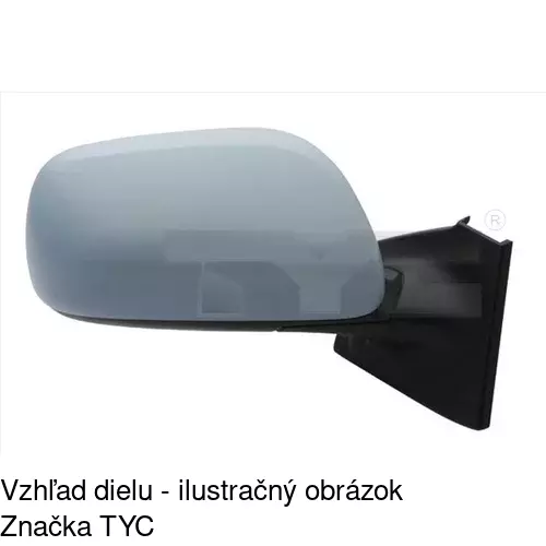 Vonkajšie zrkadlo 8105525E /POLCAR/ - obr. 1