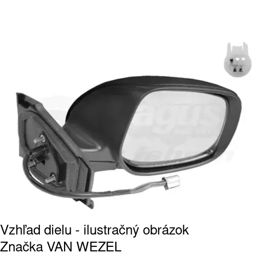 Vonkajšie zrkadlo 8105525E /POLCAR/ - obr. 4