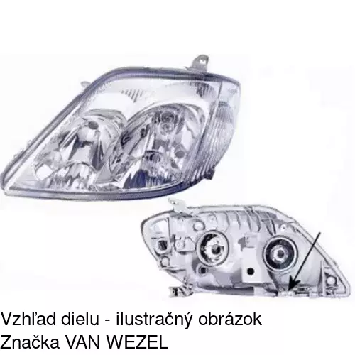 Hlavný reflektor 8114094E /POLCAR/ - obr. 3