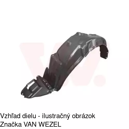 Podblatník (plast) 8114FP-2 /POLCAR/