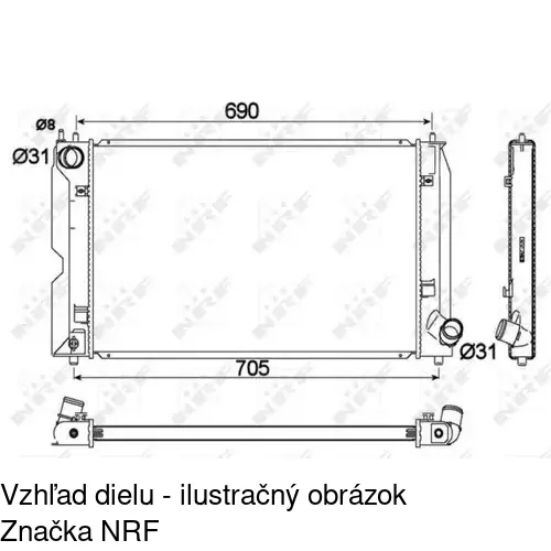 Chladiče vody POLCAR 8115083X