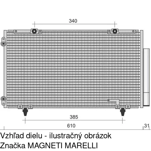 Chladiče klimatizácie POLCAR 8123K8C1S