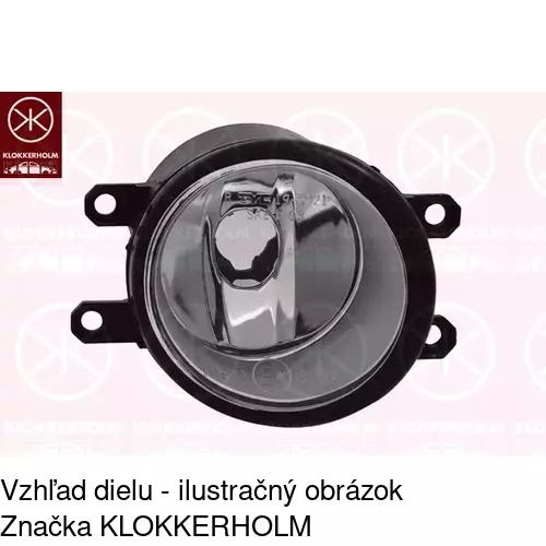 Hmlové svetlo - predné 8126291E /POLCAR/ - obr. 3