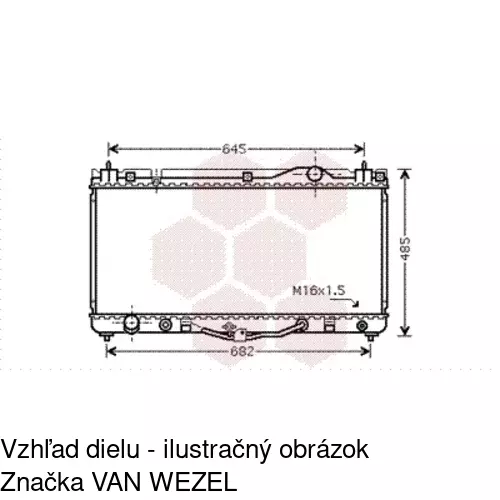 Chladiče vody 813708-3 /POLCAR/ - obr. 2