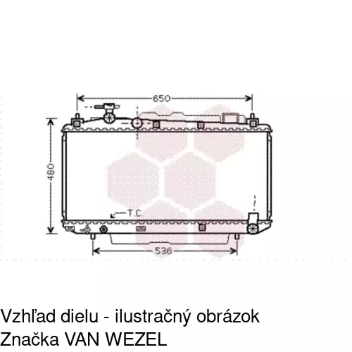 Chladiče vody 814608-3 /POLCAR/ - obr. 3