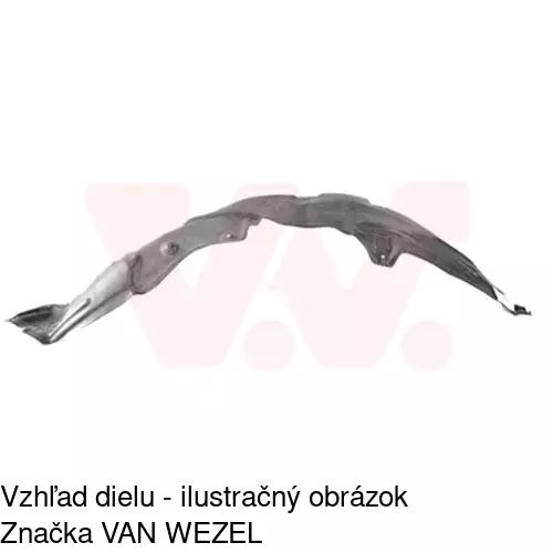 Podblatník (plast) 8148FP2T /POLCAR/