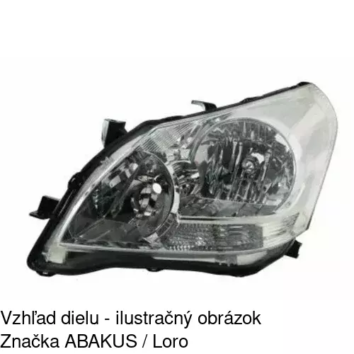 Hlavný reflektor 815909-X /POLCAR/ - obr. 2