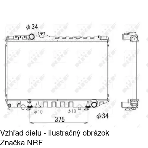 Chladiče vody POLCAR 8160083K