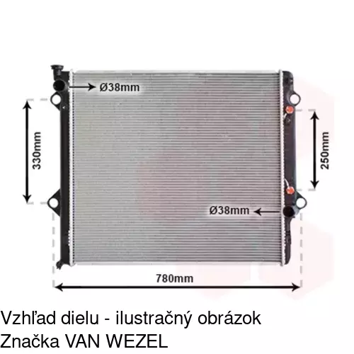 Chladiče vody 817808-3 /POLCAR/ - obr. 1