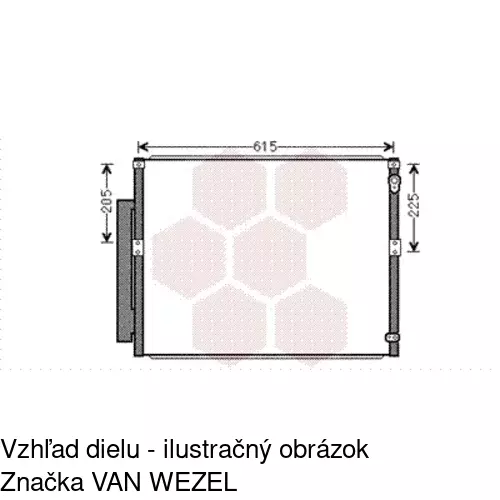 Chladiče klimatizácie POLCAR 8178K83K