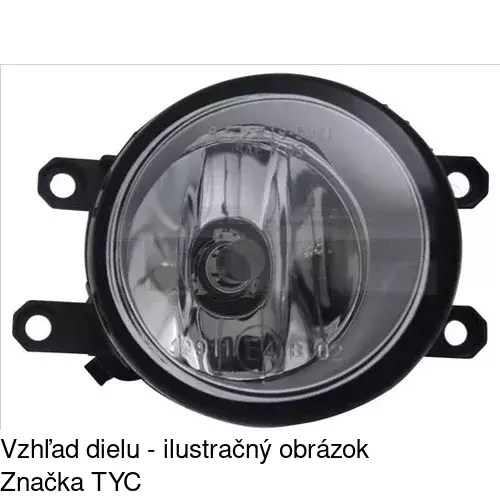 Hmlové svetlo - predné 81C230-E /POLCAR/ - obr. 1