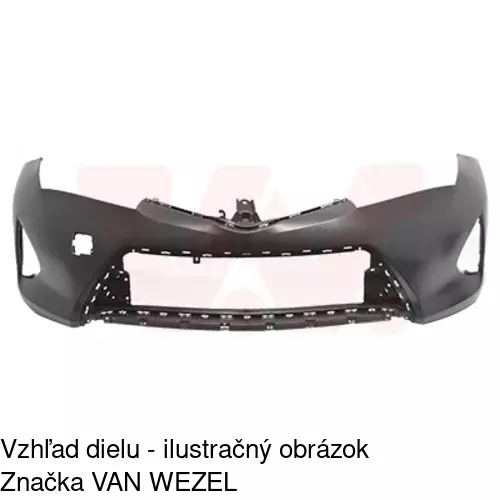 Predný nárazník 81C307-1 /POLCAR/