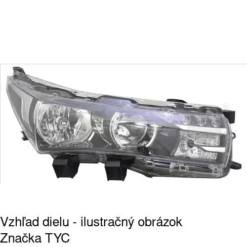 Hlavný reflektor POLCAR 81C409-E