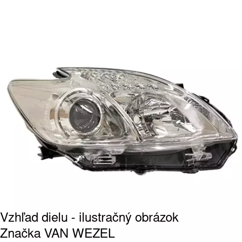 Hlavný reflektor 81H1102E /POLCAR/ - obr. 2