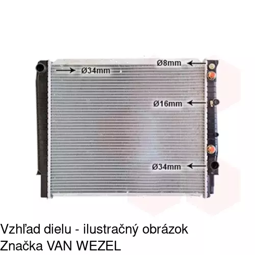 Chladiče vody 903108-5 /POLCAR/ - obr. 1