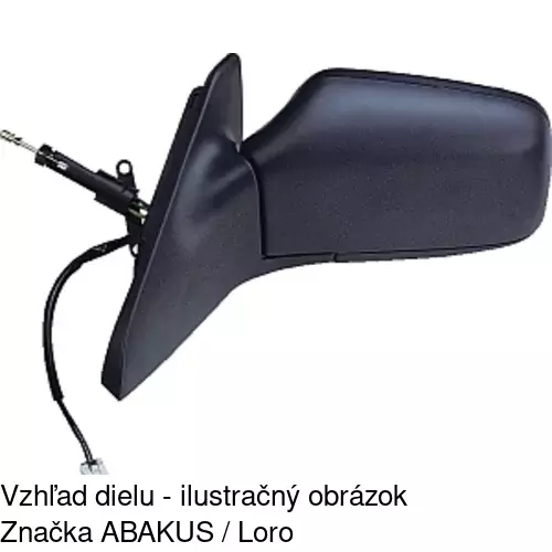 Vonkajšie zrkadlo 9040524M /POLCAR/ - obr. 1