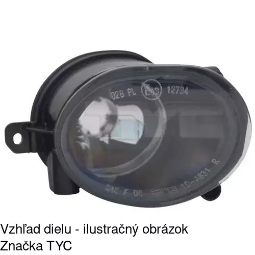 Hmlové svetlo - predné POLCAR 904329-E