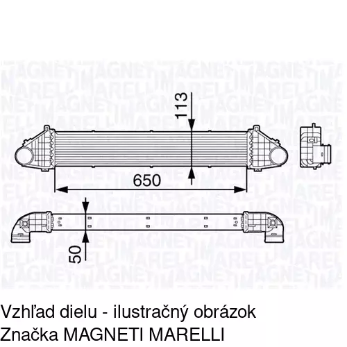 Chladiče vzduchu (Intercoolery) POLCAR 9043J8-1