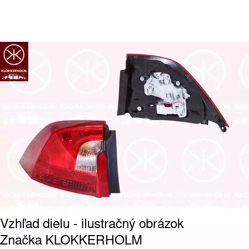 Zadné svetlo POLCAR 906287-U