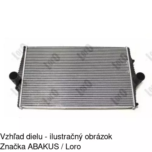 Chladiče vzduchu (Intercoolery) 9080J81X /POLCAR/ - obr. 2