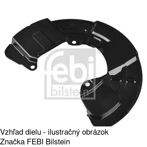Brzdovy štít 9080OT-2 /POLCAR/ - obr. 1