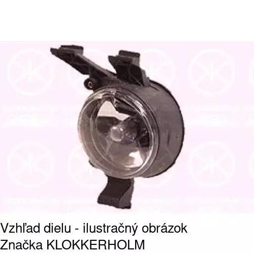 Hmlové svetlo - predné POLCAR 950129
