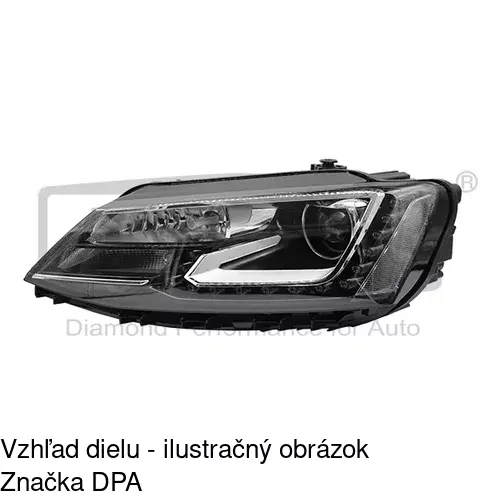 Hlavný reflektor 950309-E /POLCAR/ - obr. 1