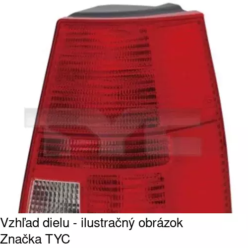 Zadné svetlo POLCAR 9512872S