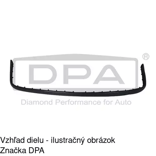 Lišta nárazníka 951296-1 /POLCAR/ - obr. 1