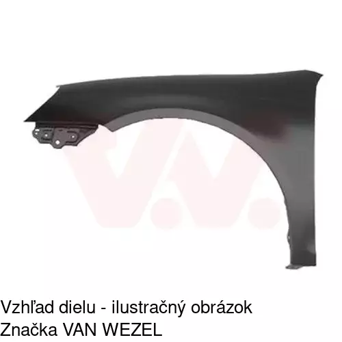 Predný blatník 951402 /POLCAR/ - obr. 2