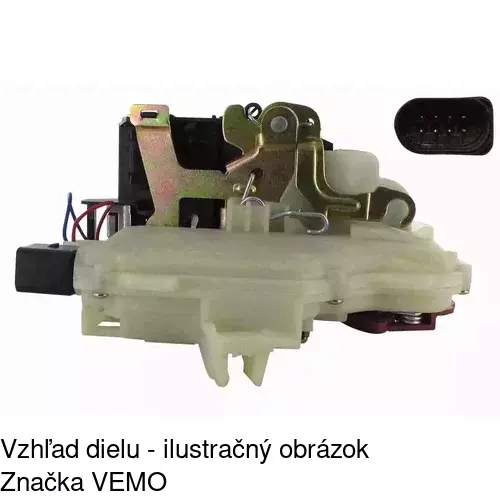 Vnútorná zámka dverí 9514ZC-2 /POLCAR/ - obr. 1