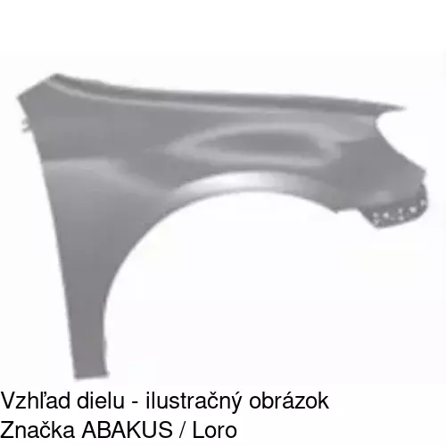 Predný blatník 951802-J /POLCAR/ - obr. 2