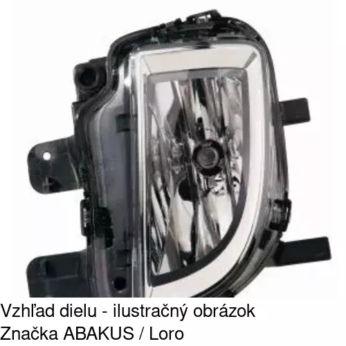 Hmlové svetlo - predné 9518292E /POLCAR/ - obr. 3