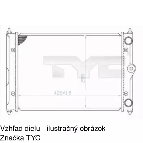 Chladiče vody POLCAR 952308-1